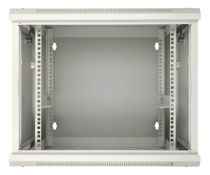 Szafa RACK Extralink Szafka wisząca rack 9U 600x600 szara dwusekcyjna EX.12950
